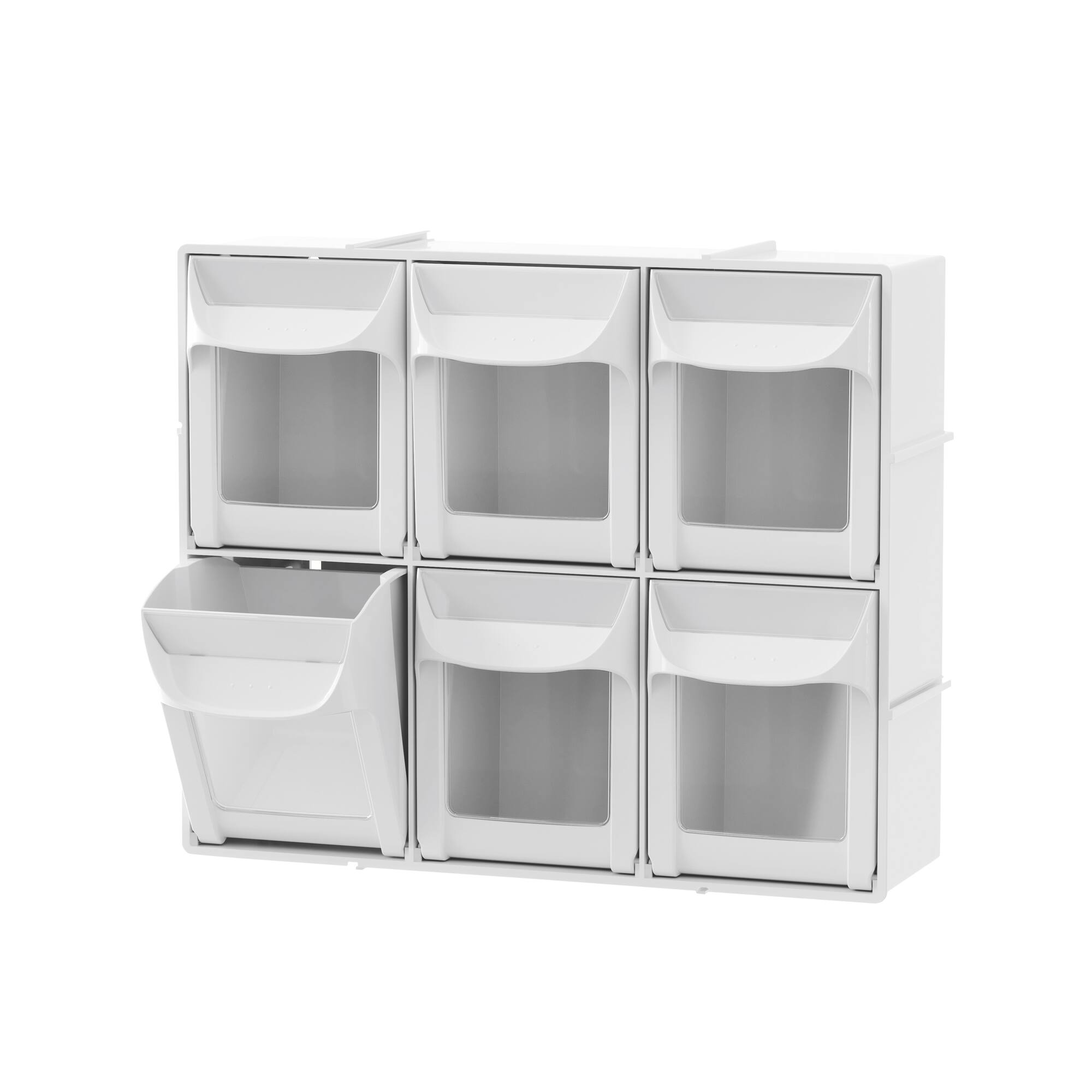 8 Pack: 6-Drawer Tip-Out Storage Bin by Simply Tidy®